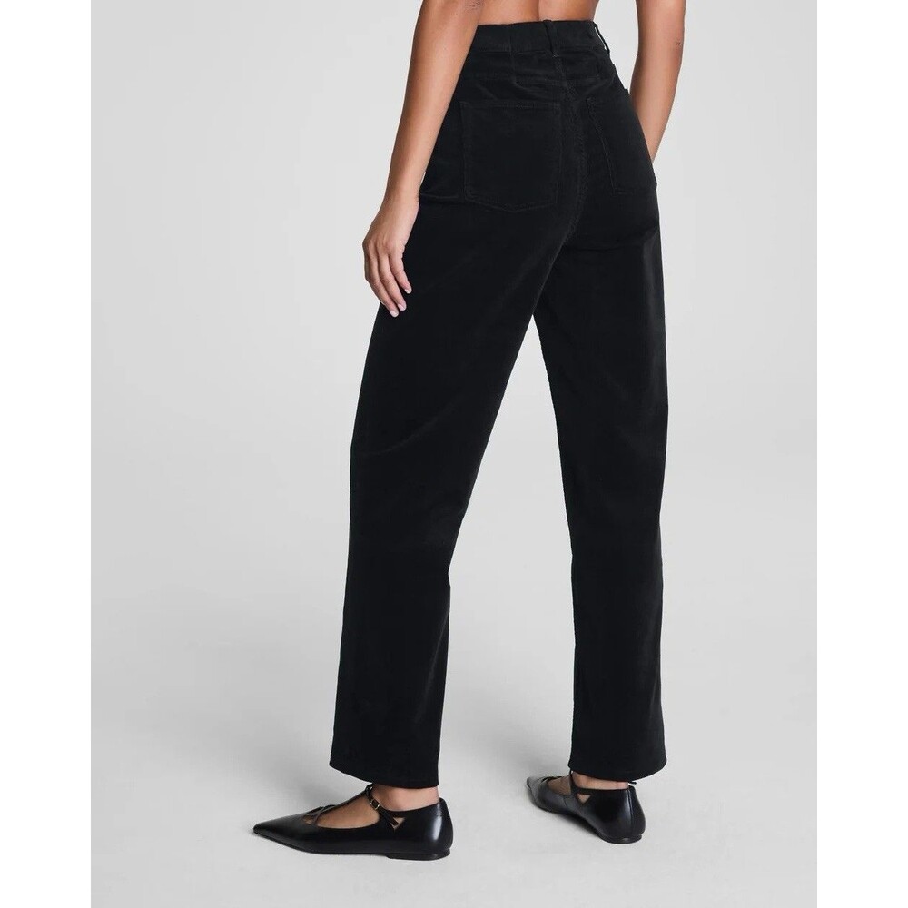 SPANXshape™ Authentic 360 Corduroy 90s Straight Leg Jeans In Black 1X Petite NWT - Picture 6 of 6